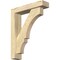 Ekena Millwork Balboa Block Rough Sawn Bracket w/ Offset Brace, Douglas Fir, 4"W x 16"D x 20"H BKT0402X16X20BOA05RDF - alternate 1